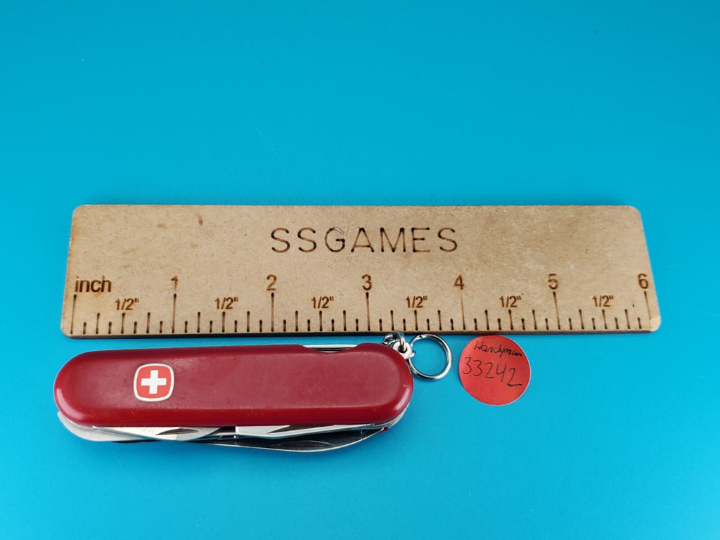 Wenger Handyman Red Swiss Army Knife Multi Tool! *MORGAN STANLEY FUNDS*