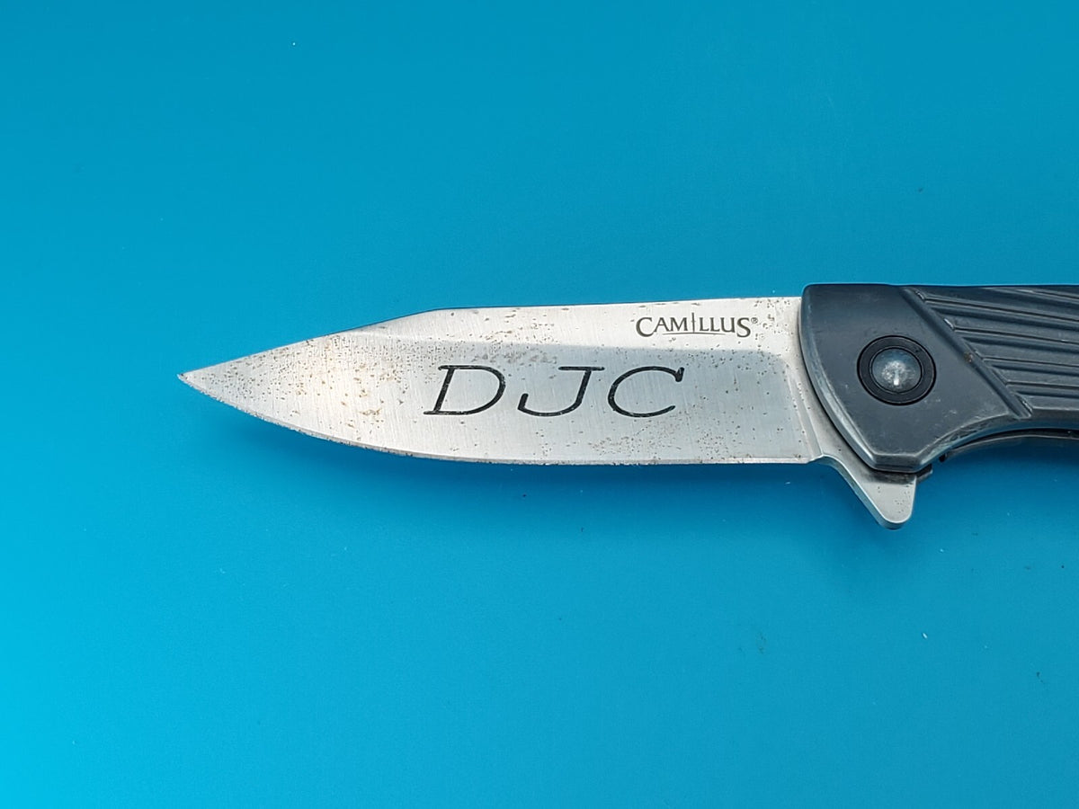 Camillus D2 Steel Flipper Open Pocket Knife!