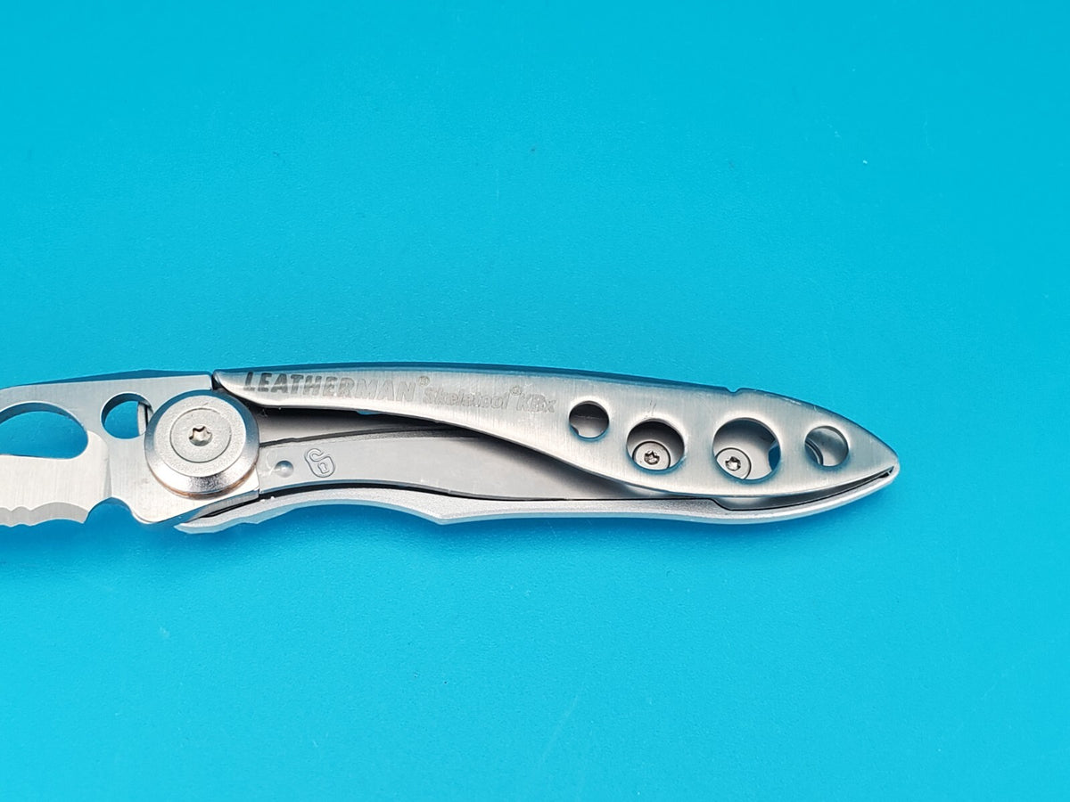 Leatherman Skeletool KBX Pocket Knife w/ Bottle Opener, SILVER!