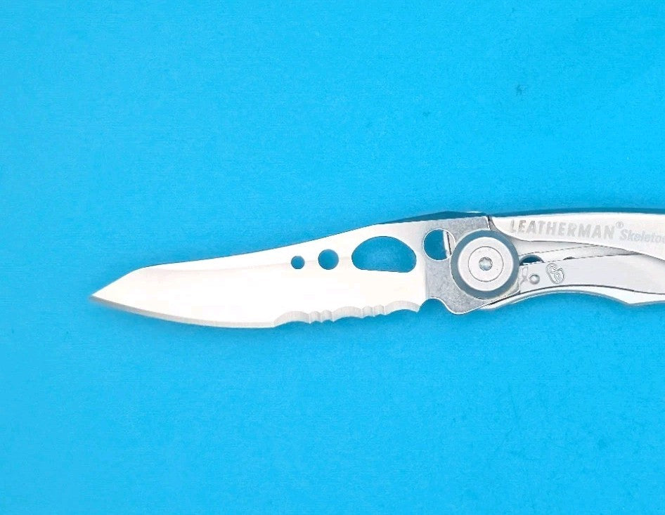 Leatherman Skeletool KBx Pocket Knife w/ Bottle Opener, Silver