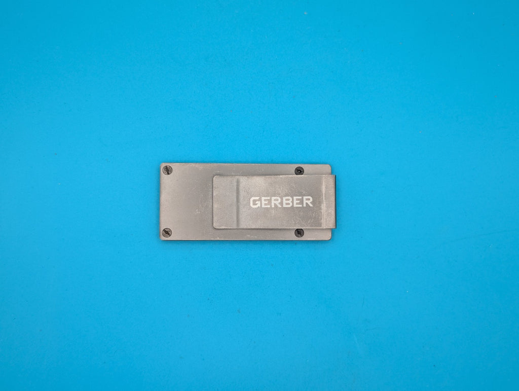Gerber GDC Money Clip Knife Finger Loop EDC Credit Card Holder G10