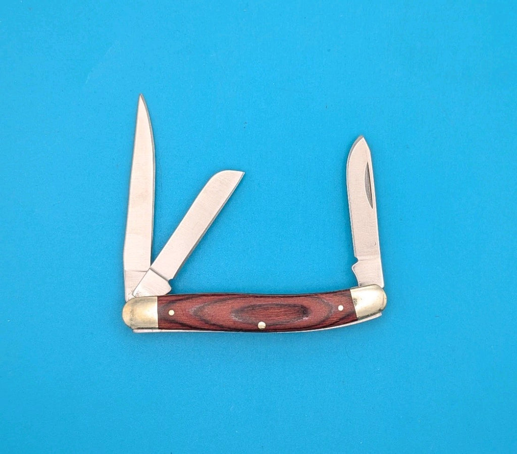Vintage Three Blade LL Bean Folding Knife Made In Maine USA