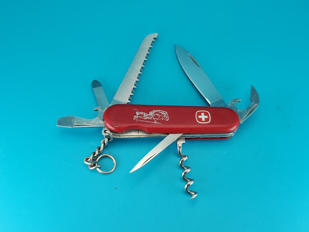 Wenger Classic 132 Red Swiss Army Knife Multi Tool! RARE!