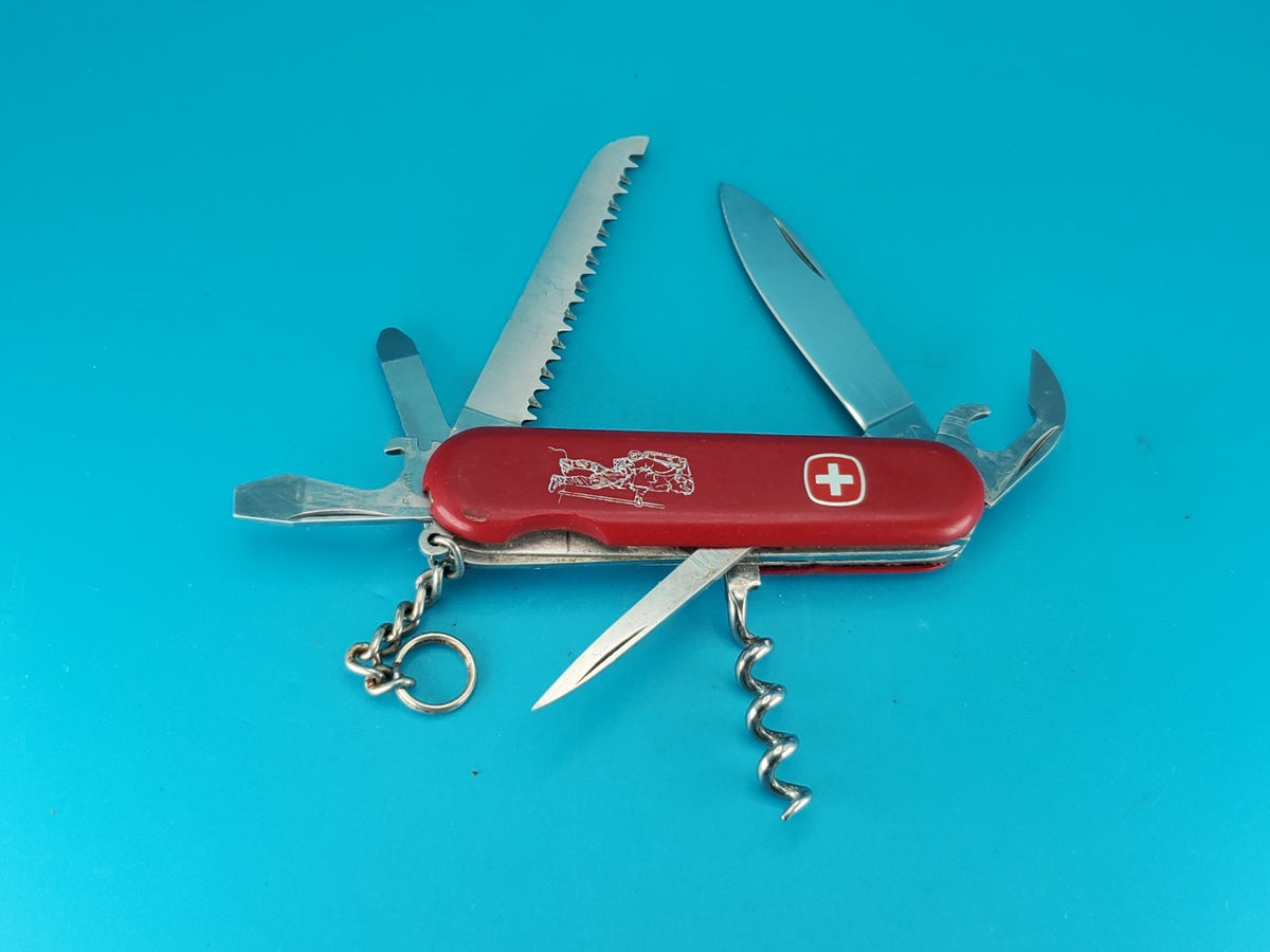 Wenger Classic 132 Red Swiss Army Knife Multi Tool! RARE!