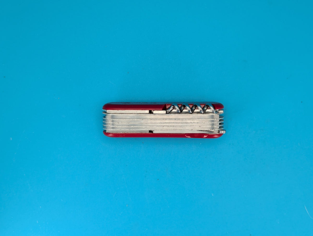 Vintage Wenger Seafarer Red Swiss Army Knife Multi Tool! 85mm