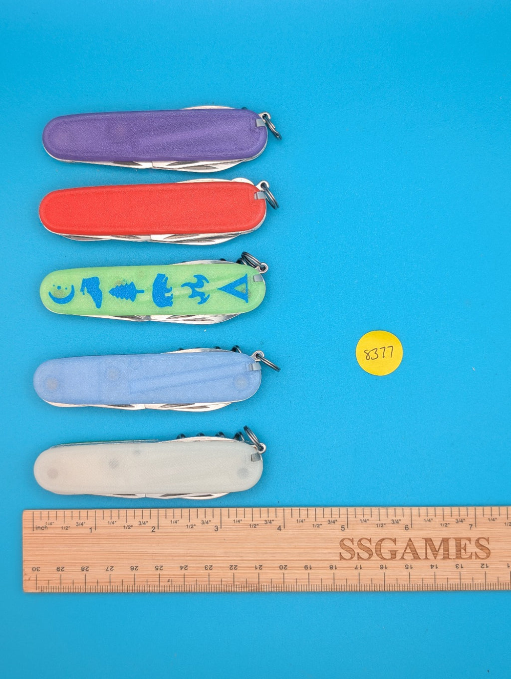 Custom Victorinox Glow in the Dark Swiss Army Knife Multi Tool! LOT OF 5!