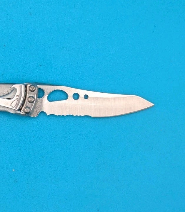 Leatherman Skeletool KBx Pocket Knife w/ Bottle Opener, Silver