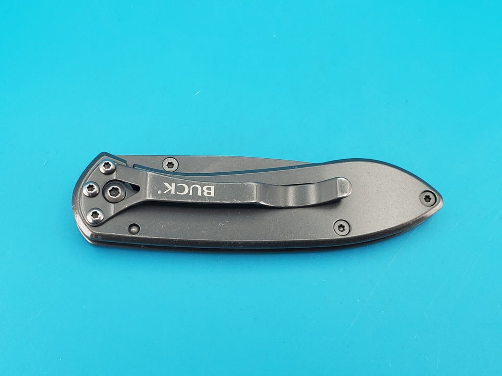 Buck Knives 327 Nobleman-Stainless Folding Pocket Knife!