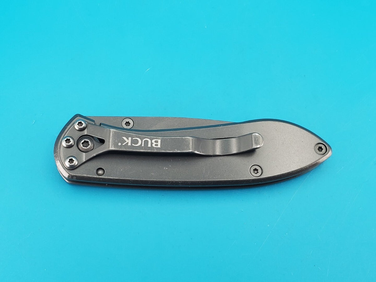 Buck Knives 327 Nobleman-Stainless Folding Pocket Knife!
