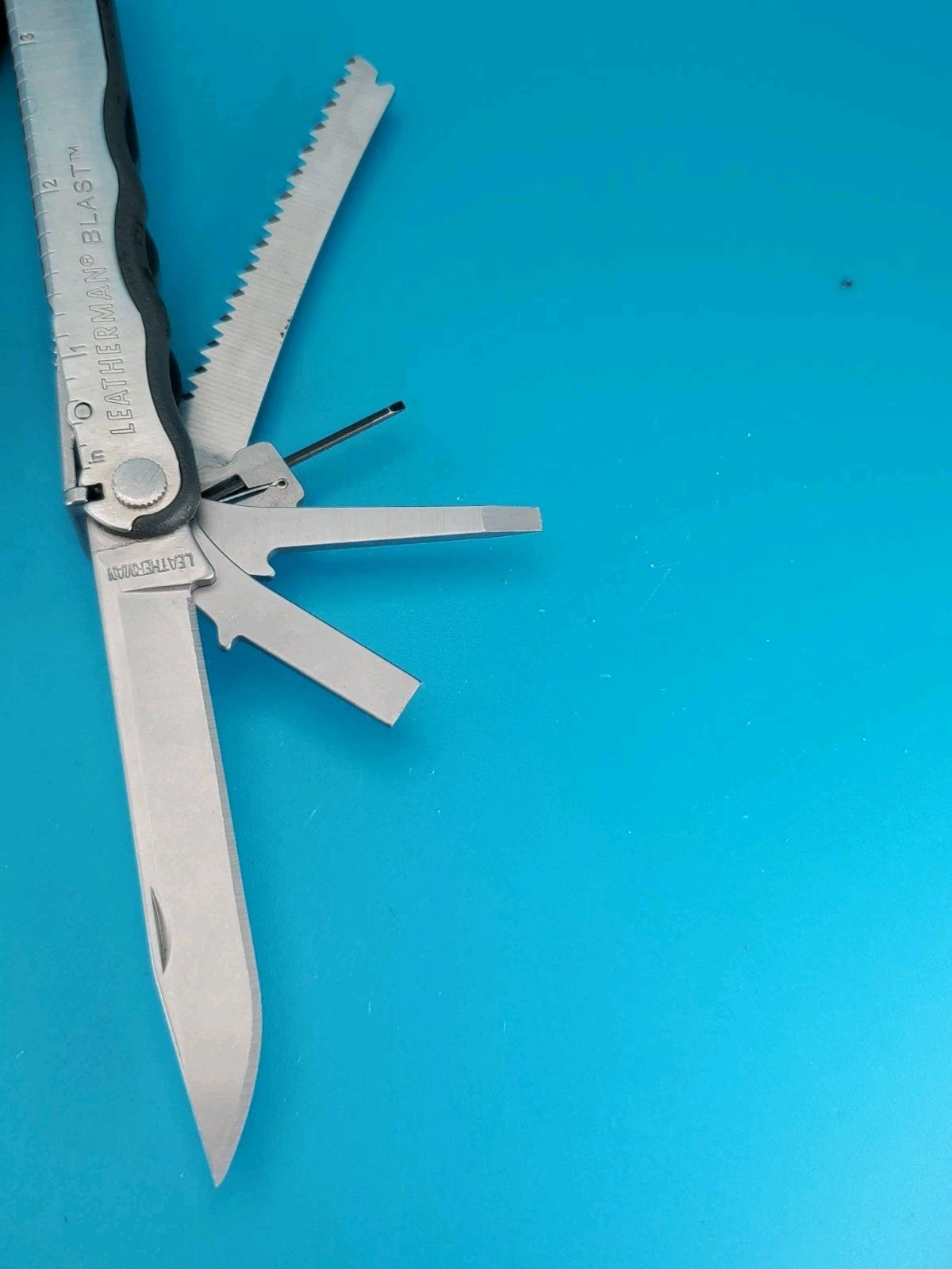 Leatherman Blast Multi-Tool, Retired Multitool w/ Knife Pliers, Dow Jones Index