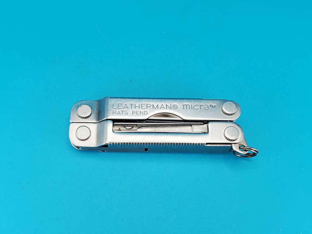 Leatherman Micra Multi-Tool, Knife, Scissors, Key Ring, Stainless!