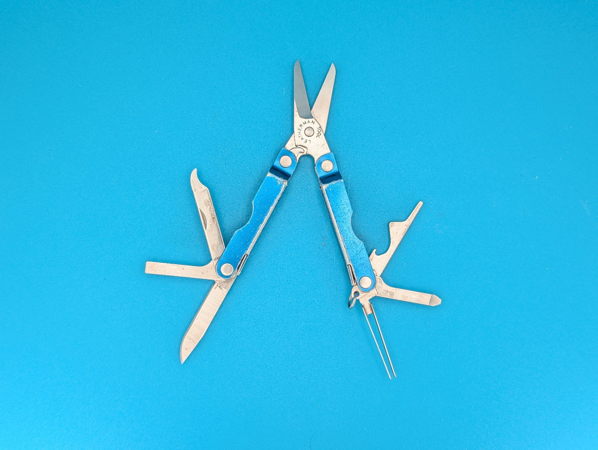 Leatherman Micra Multi-Tool Knife Scissors Key Ring! MIXED COLORS! LOT OF 5!