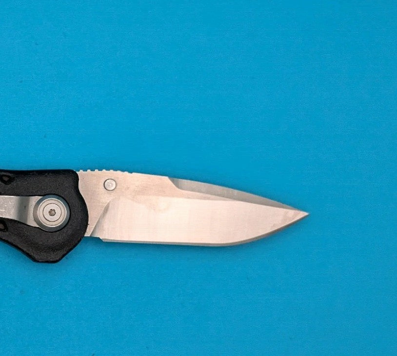 Leatherman K500X Black Lockback Plain Edge Folding Pocket Knife! RARE!