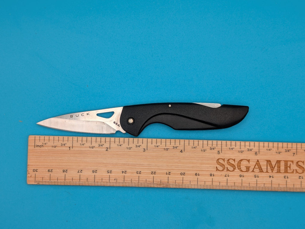 Buck Access 463 Lockback Plain Edge Folding Pocket Knife!