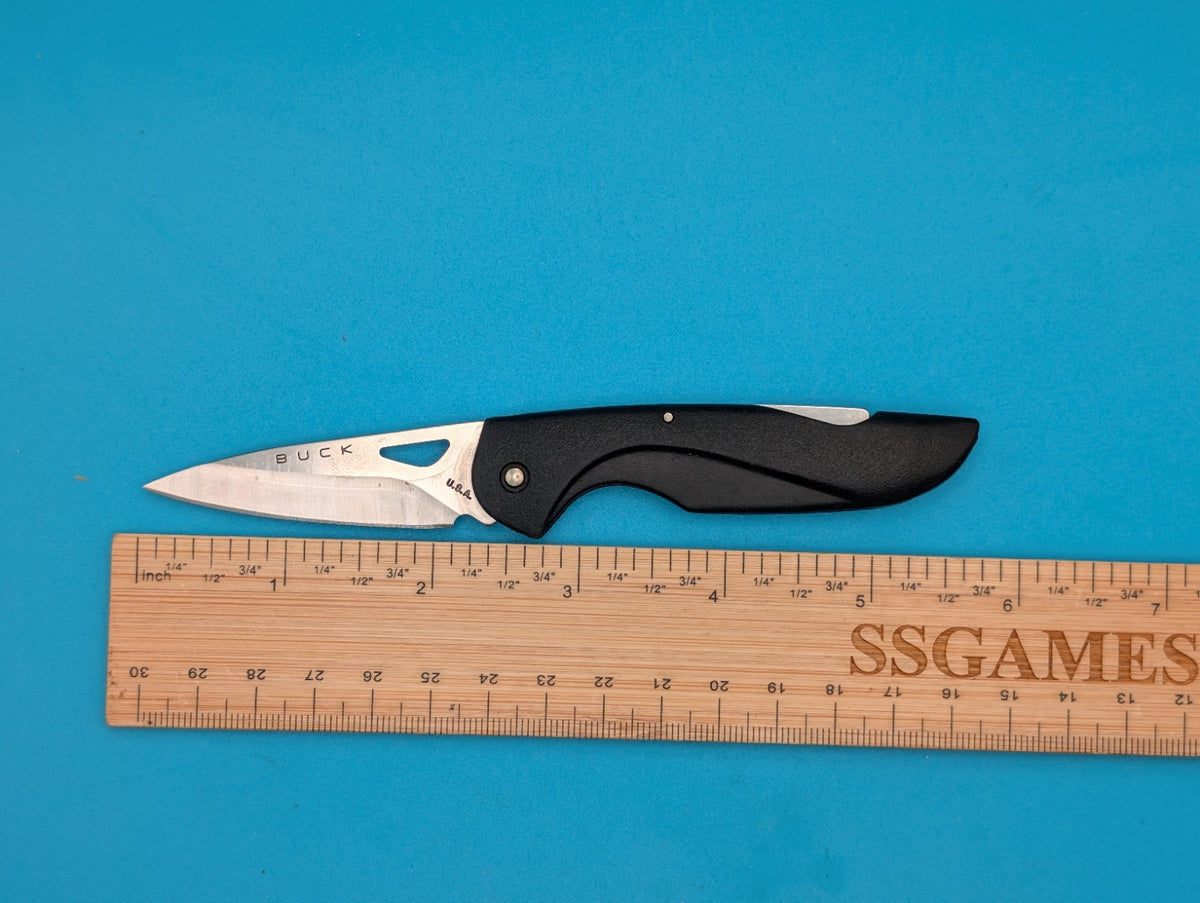 Buck Access 463 Lockback Plain Edge Folding Pocket Knife!