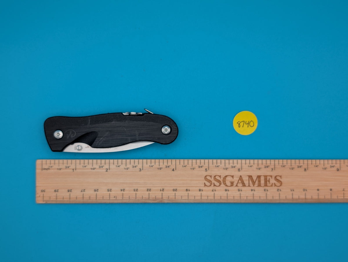 Leatherman Crater C33 Plain Edge Pocket Knife! Black!