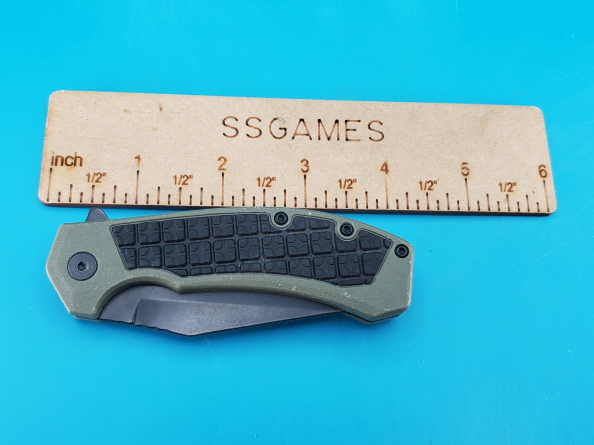 Kershaw 8760 Faultline Liner Lock Plain Edge Flipper Knife!
