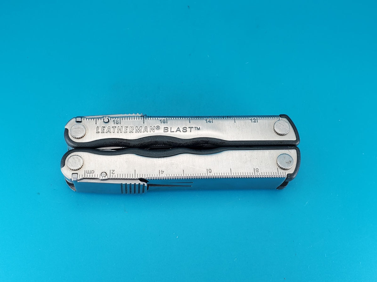 Leatherman Blast Multi-Tool, Retired Multitool w/ Knife Pliers, Dow Jones Index