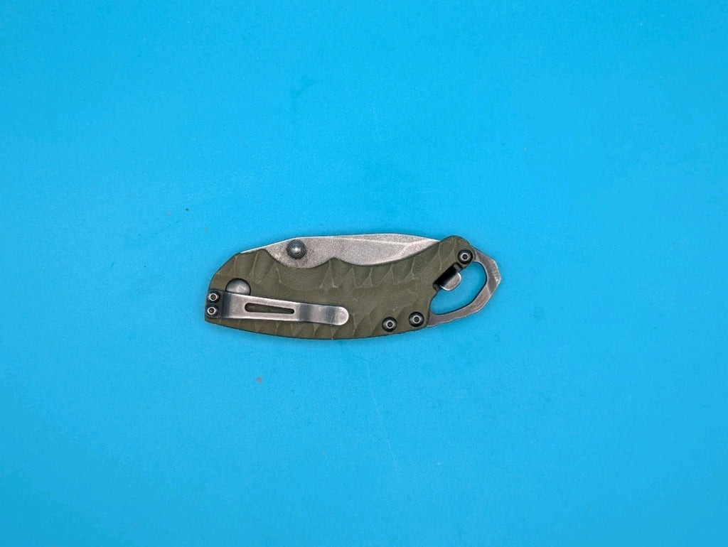 Kershaw 8750TOLBW Shuffle Linerlock Olive Green Folding Knife Pocket Folder