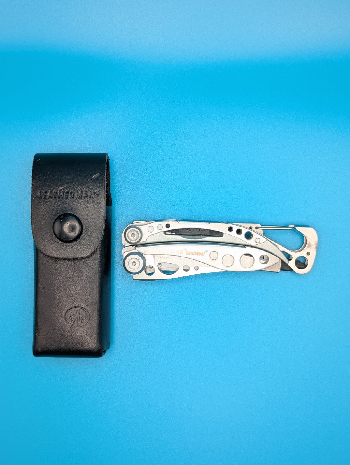 Leatherman Skeletool Multitool Combo Edge Knife! WITH SHEATH!