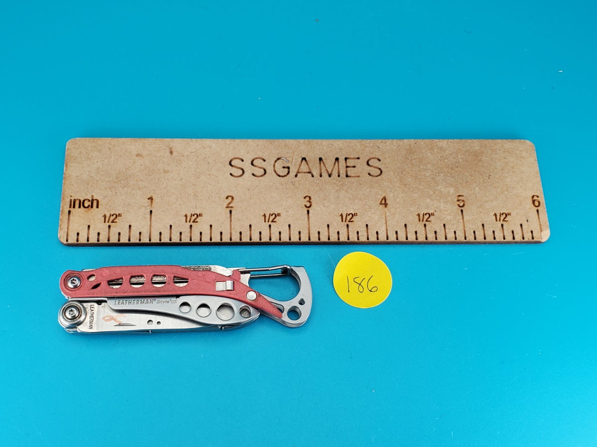 Rare Early Retired PINK Leatherman Style CS Multitool, Cancer Foundation