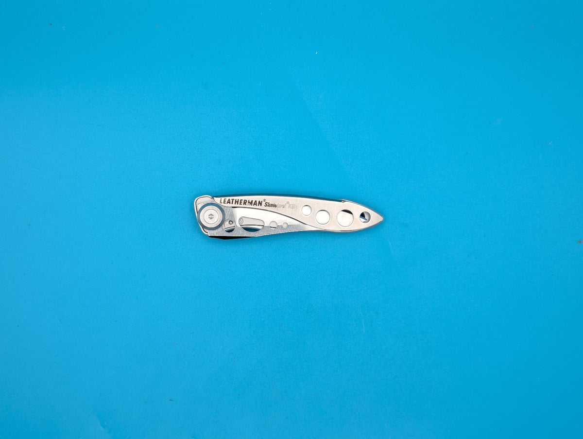 Leatherman Skeletool KBX Pocket Knife w/ Bottle Opener, SILVER!