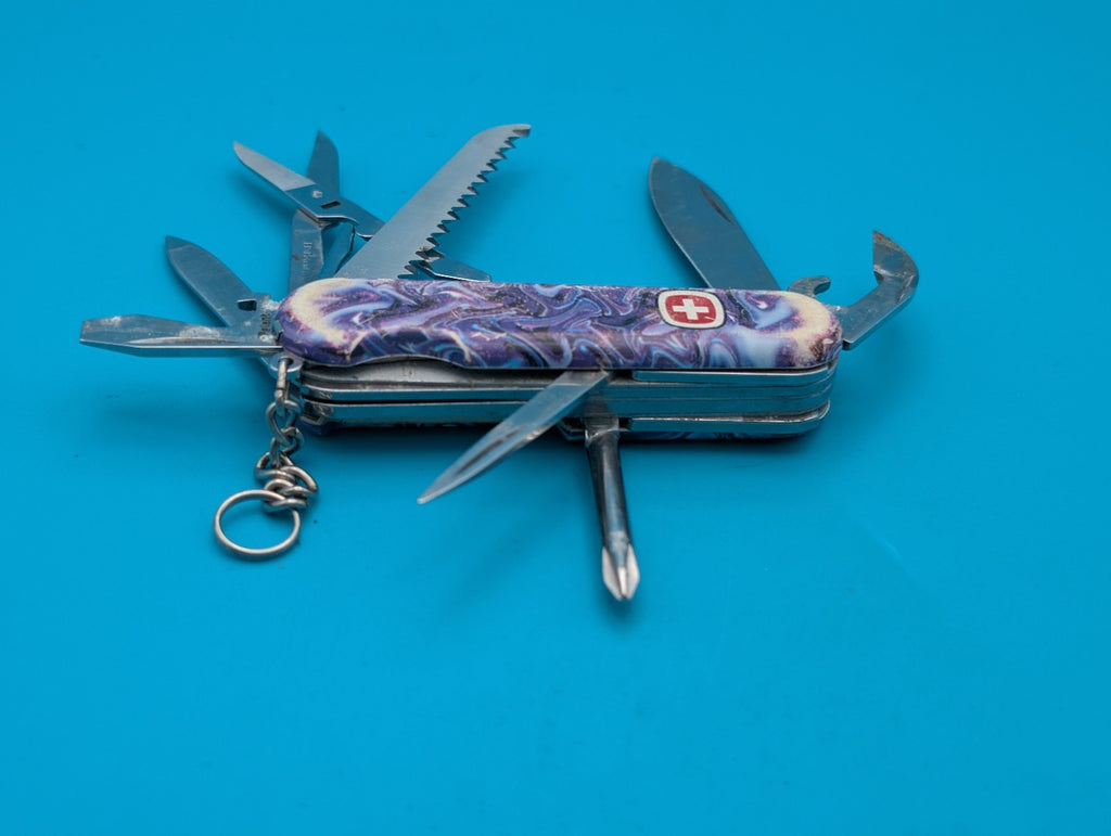 Wenger Handyman Swiss Army Knife Multi Tool! Multi Colored Snife!