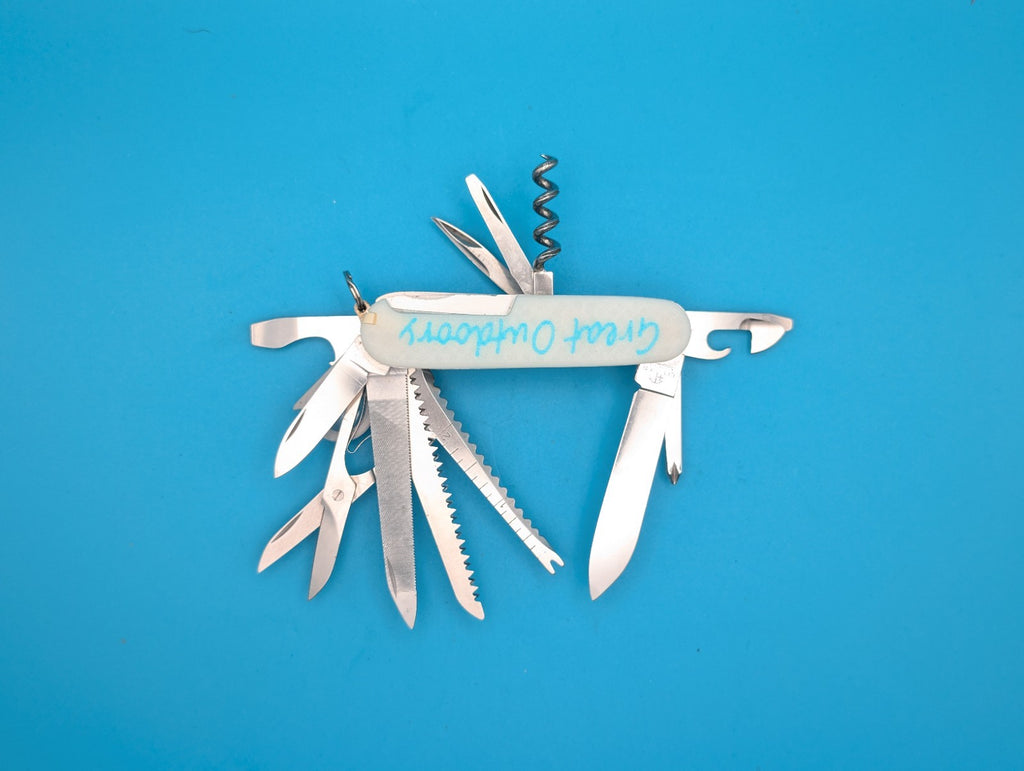 Custom Victorinox Champion Glow in the Dark Swiss Army Knife Multi Tool!