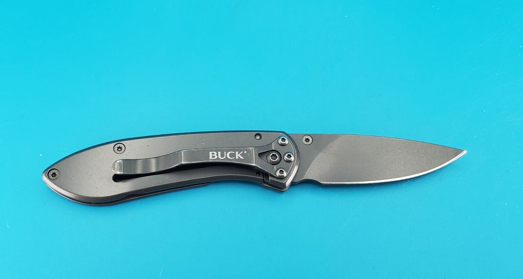 Buck Knives 327 Nobleman-Stainless Folding Pocket Knife!