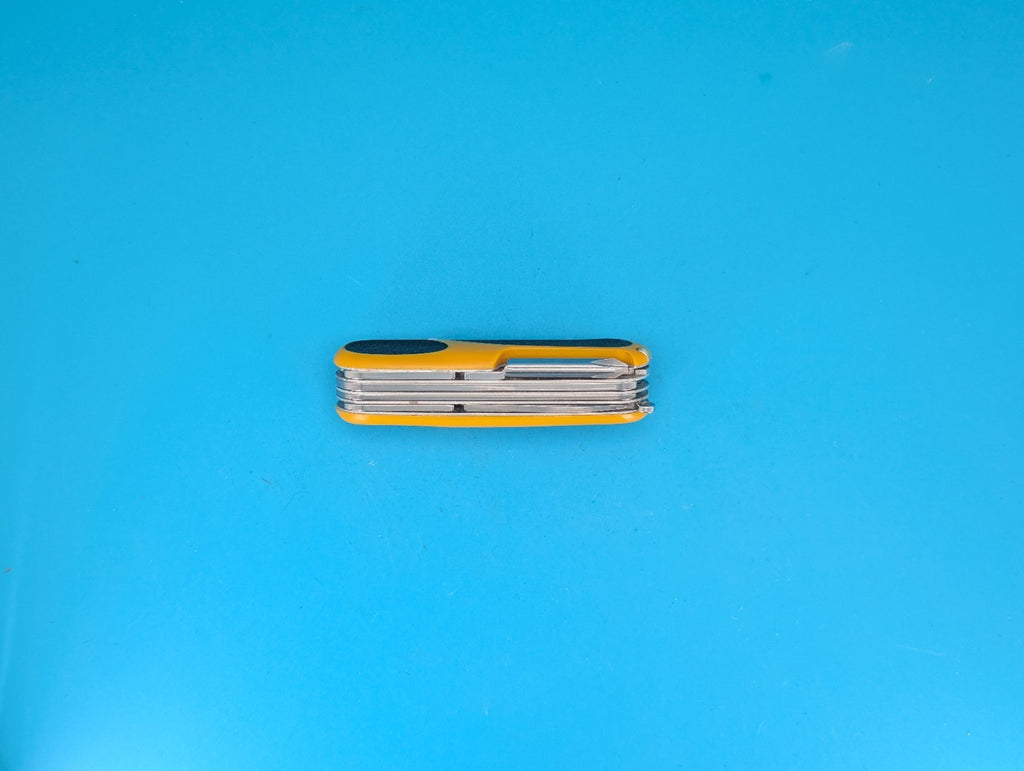 Victorinox EvoGrip S18 Yellow & Black Swiss Army Knife Multi Tool!