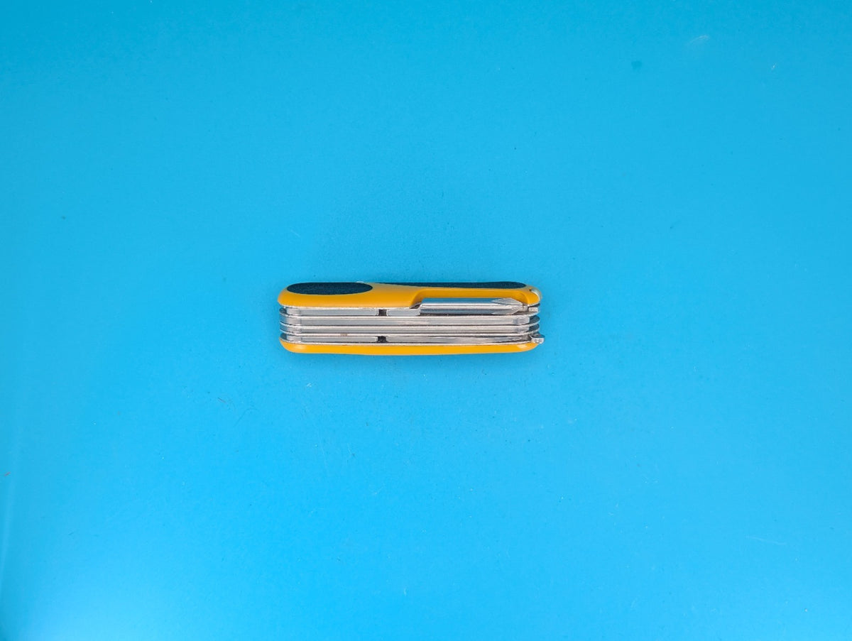 Victorinox EvoGrip S18 Yellow & Black Swiss Army Knife Multi Tool!
