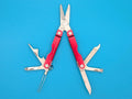 Leatherman Micra Multi-Tool, Knife, Scissors, Key Ring, Red!