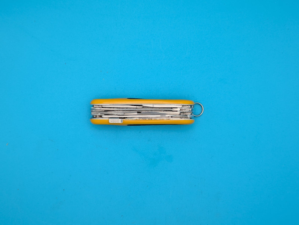 Victorinox EvoGrip S18 Yellow & Black Swiss Army Knife Multi Tool