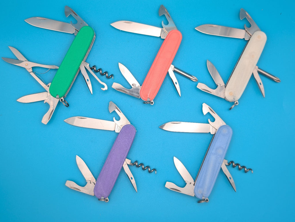 Custom Victorinox Glow in the Dark Swiss Army Knife Multi Tool! LOT OF 5!