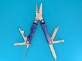 Leatherman Micra Multi-Tool, Knife, Scissors, Key Ring, Blue Case!