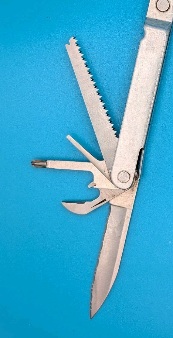 LEATHERMAN Super TOOL Multi Function Tool PLIERS, Stainless! 10/95 DATE