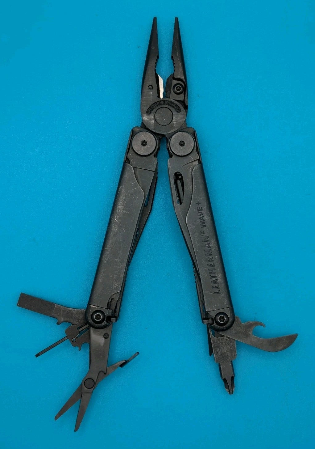 Leatherman Wave Plus + Multi-Tool! FAST SHIPPING! BLACK OXIDE! WITH SHEATH!