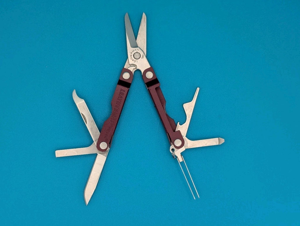 Leatherman Micra Multi-Tool Knife Scissors Key Ring! MIXED COLORS! LOT OF 5!
