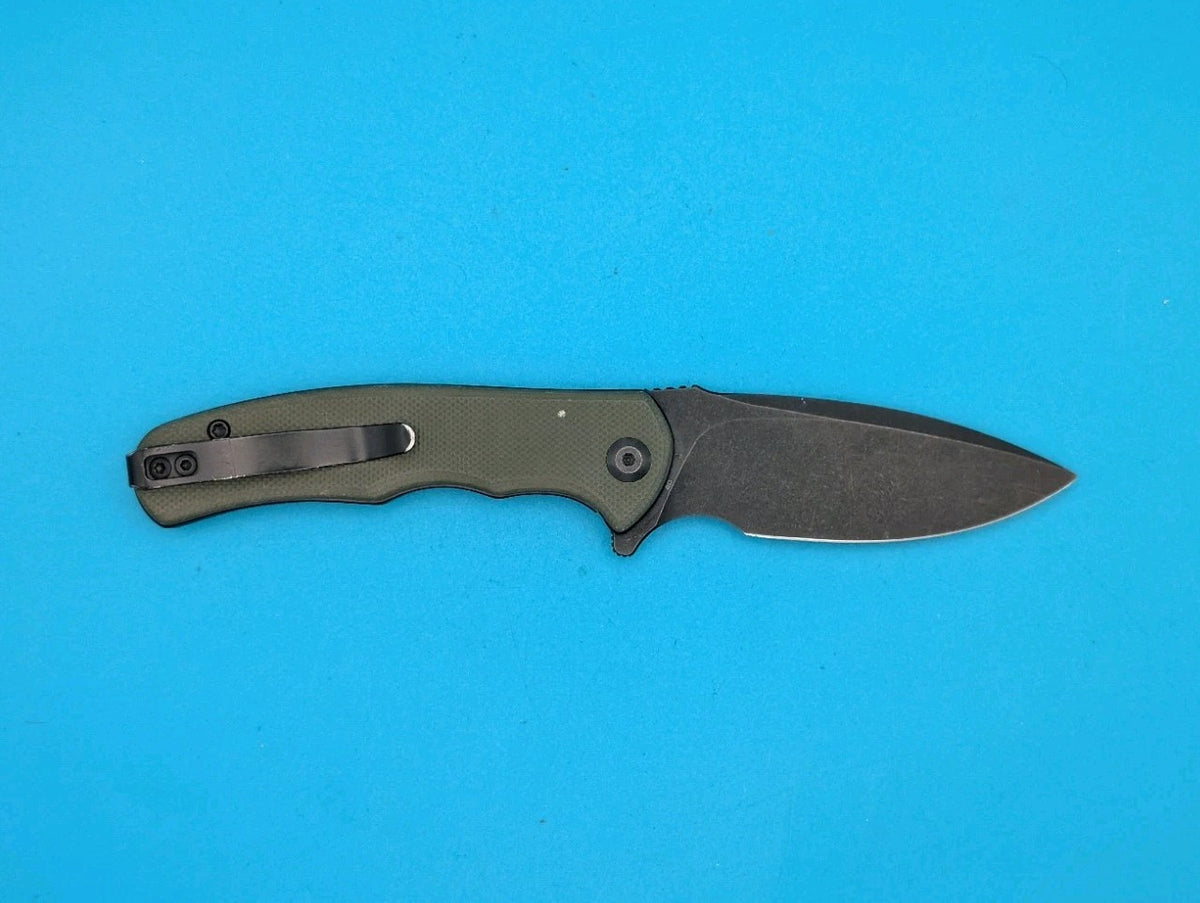 Civivi Mini Praxis Flipper Pocket Knife Liner Lock Plain Edge Stonewashed Blade!
