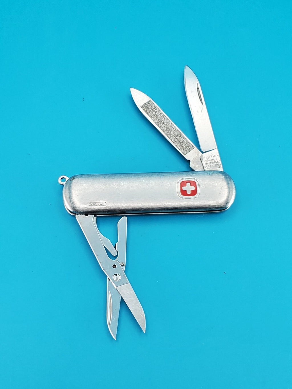 Wenger Esquire Stainless Swiss Army Knife Multi Tool! "THE RIVER"
