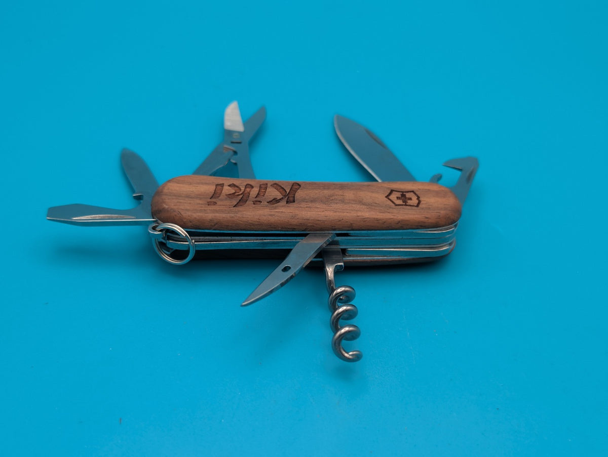 Victorinox Delemont EvoWood 14 85mm Swiss Army Knife Multi-Tool! *KIKI*