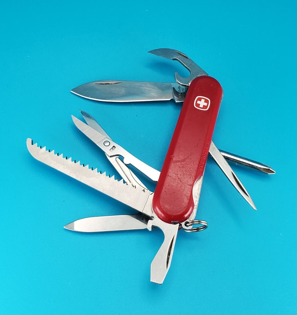 Wenger Handyman Red Swiss Army Knife Multi Tool!