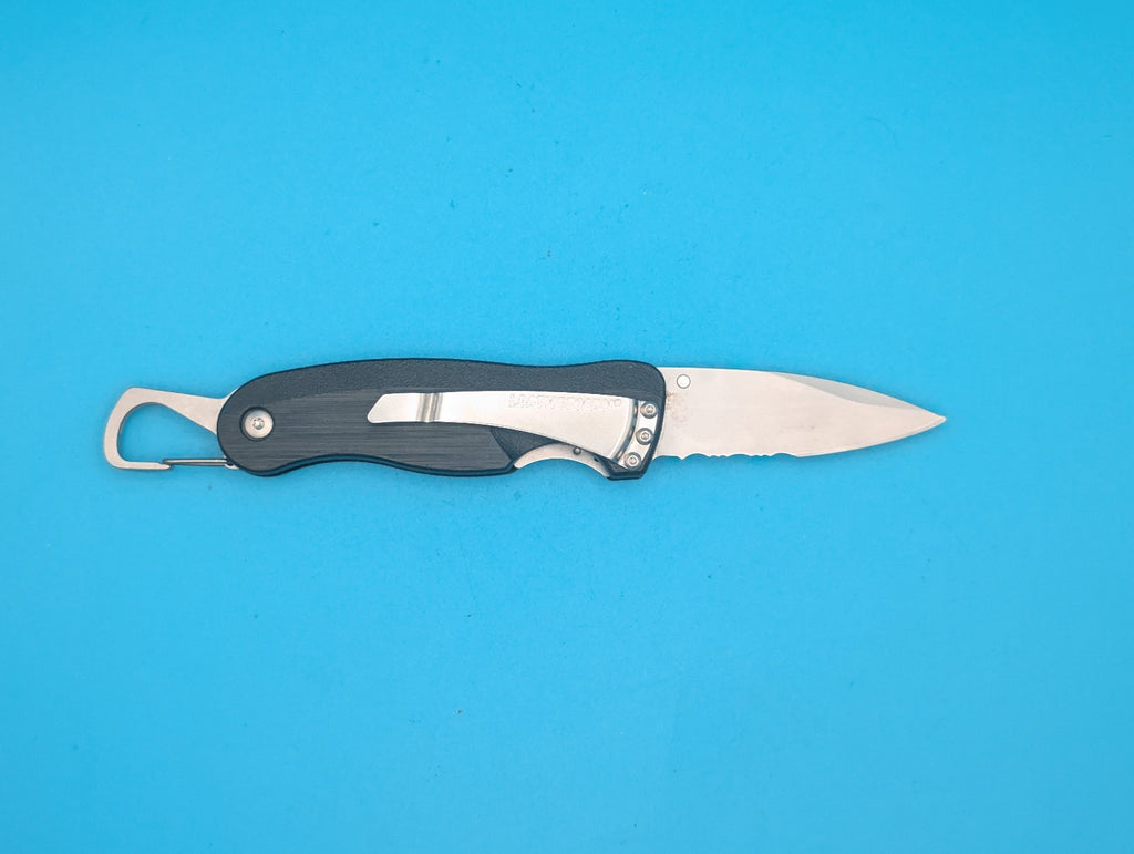 Leatherman Crater C33X Combo Edge Pocket Knife! Black!