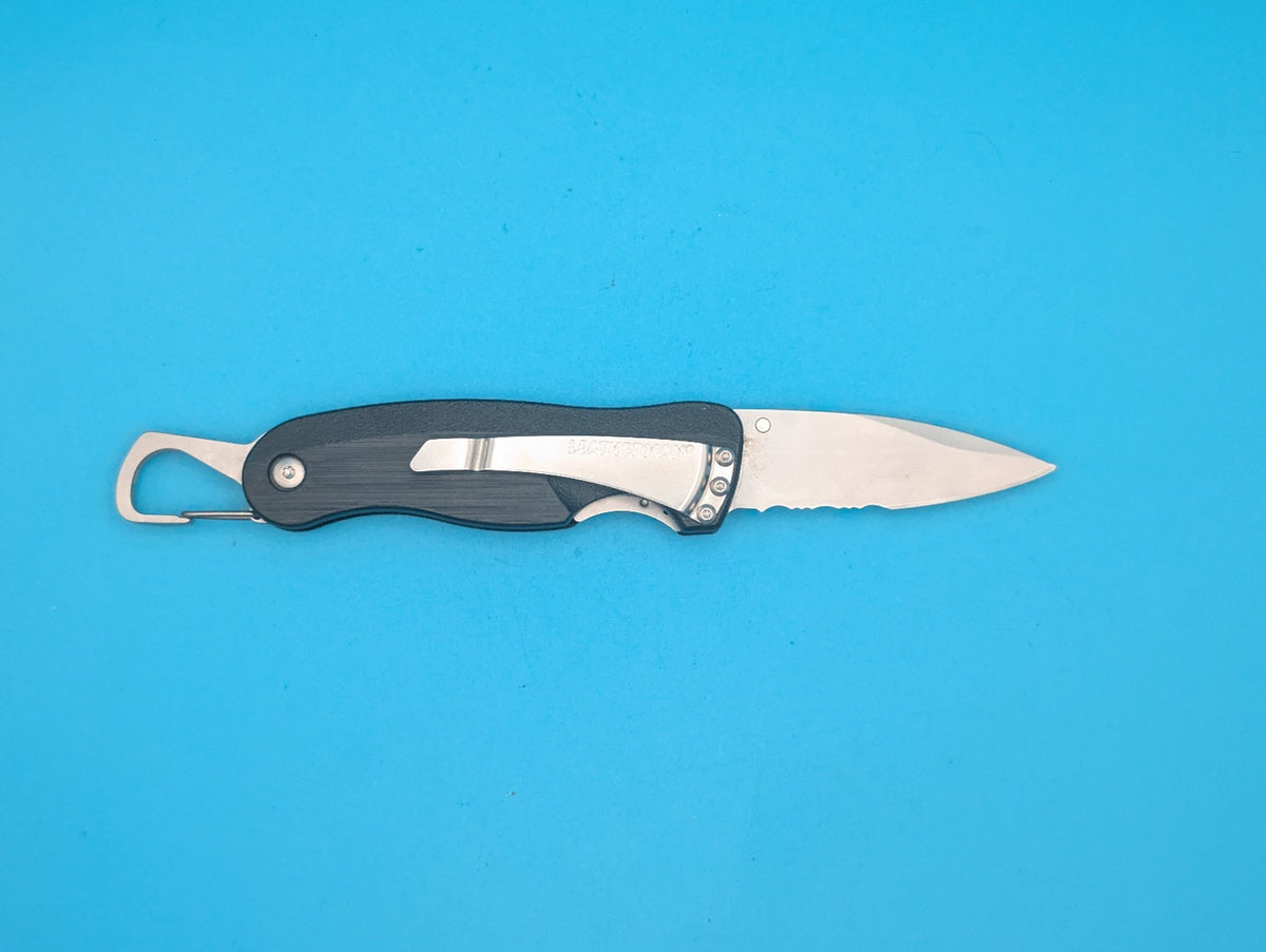 Leatherman Crater C33X Combo Edge Pocket Knife! Black!