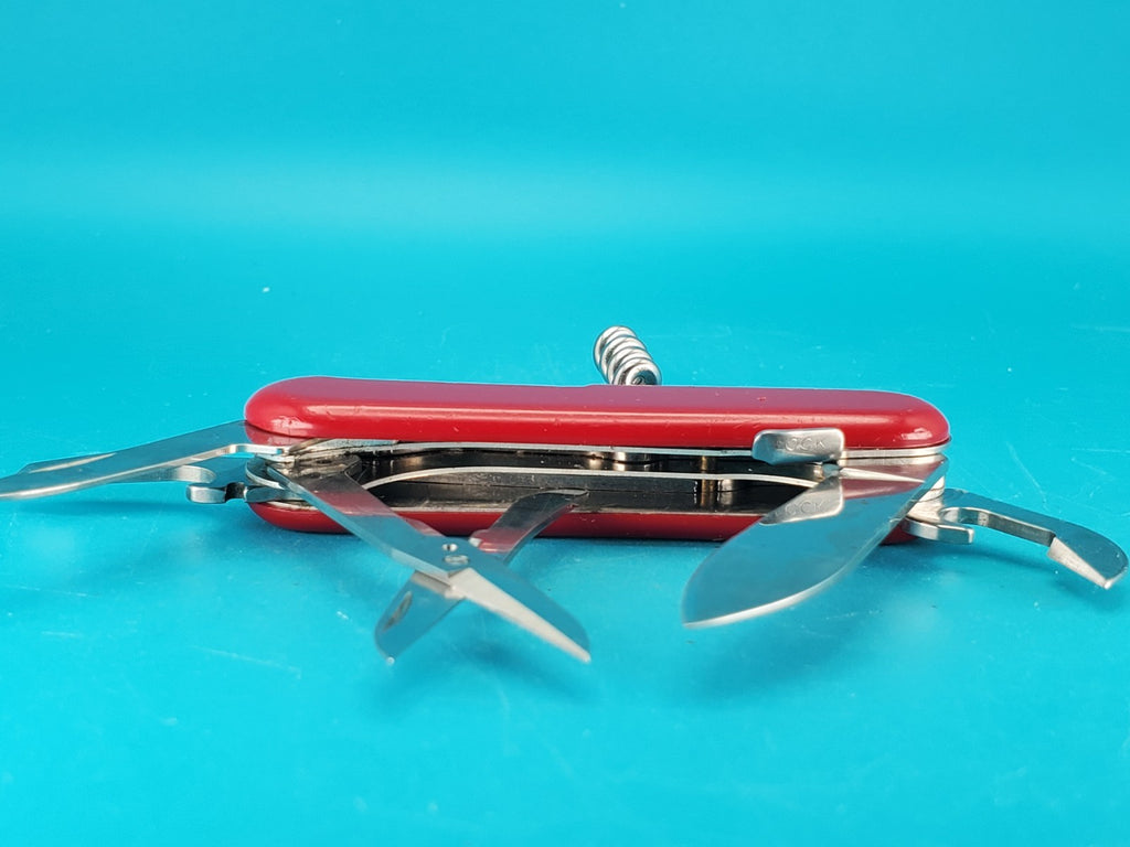Wenger Security 14 Swiss Army Knife Multi Tool with Locking Blade! EDDIE BAUER