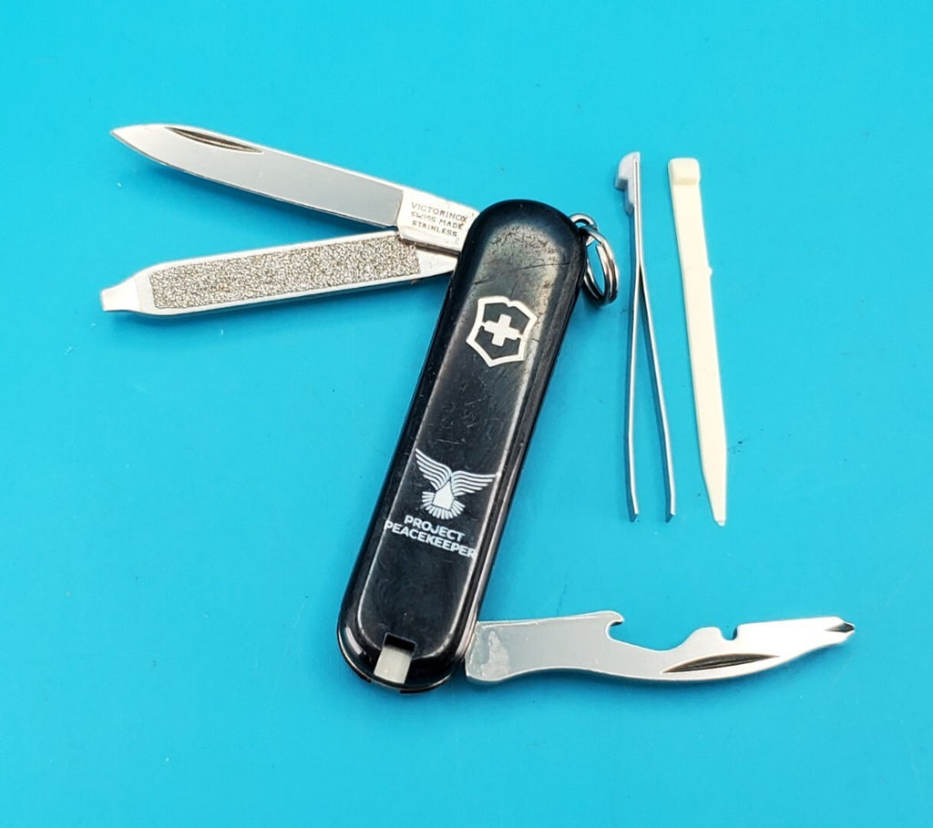 Victorinox Rally BLACK & BLUE Swiss Army Knife Multi Tool! PROJECT PEACEKEEPER