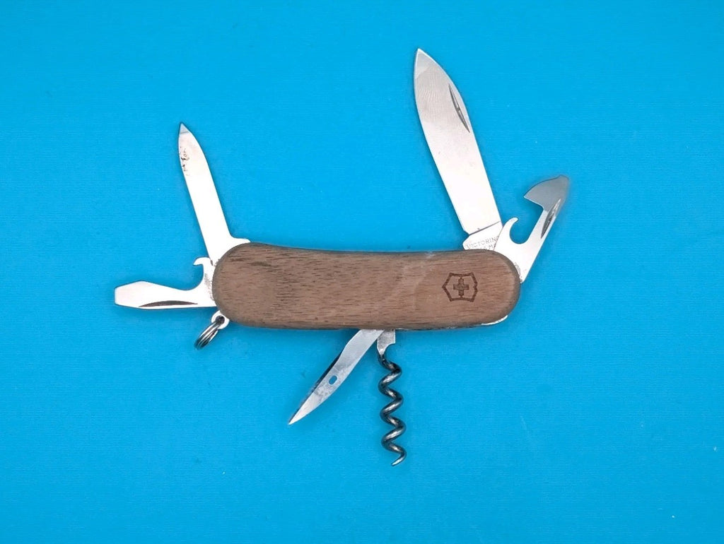 Victorinox Delemont EvoWood 10 85mm Swiss Army Knife Multi-Tool!