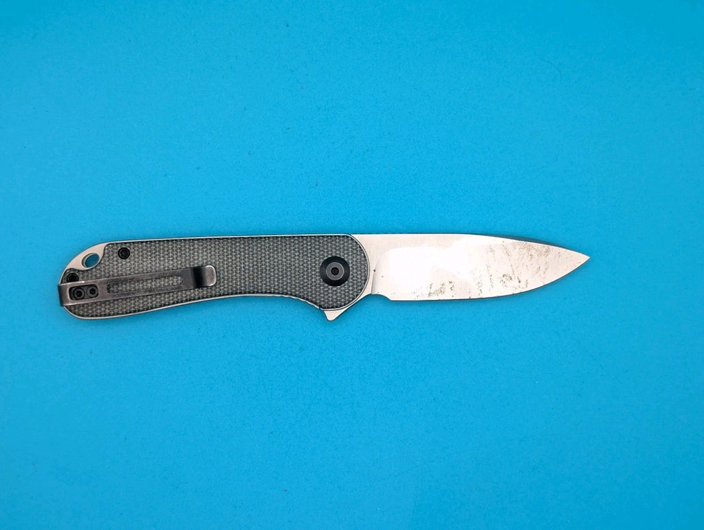 Civivi ELEMENTUM Liner Lock Folding Knife 3" D2 Steel Blade Micarta Handle! USED
