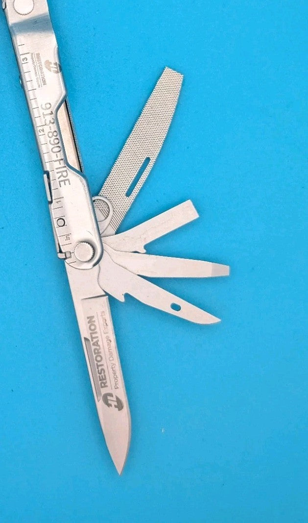 Leatherman Rebar Multi-Tool! Free Shipping! *ADVERTISING ON HANDLE/BLADE*