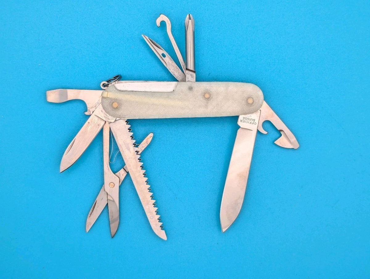 Custom Victorinox Fieldmaster Glow in the Dark Swiss Army Knife Multi Tool!